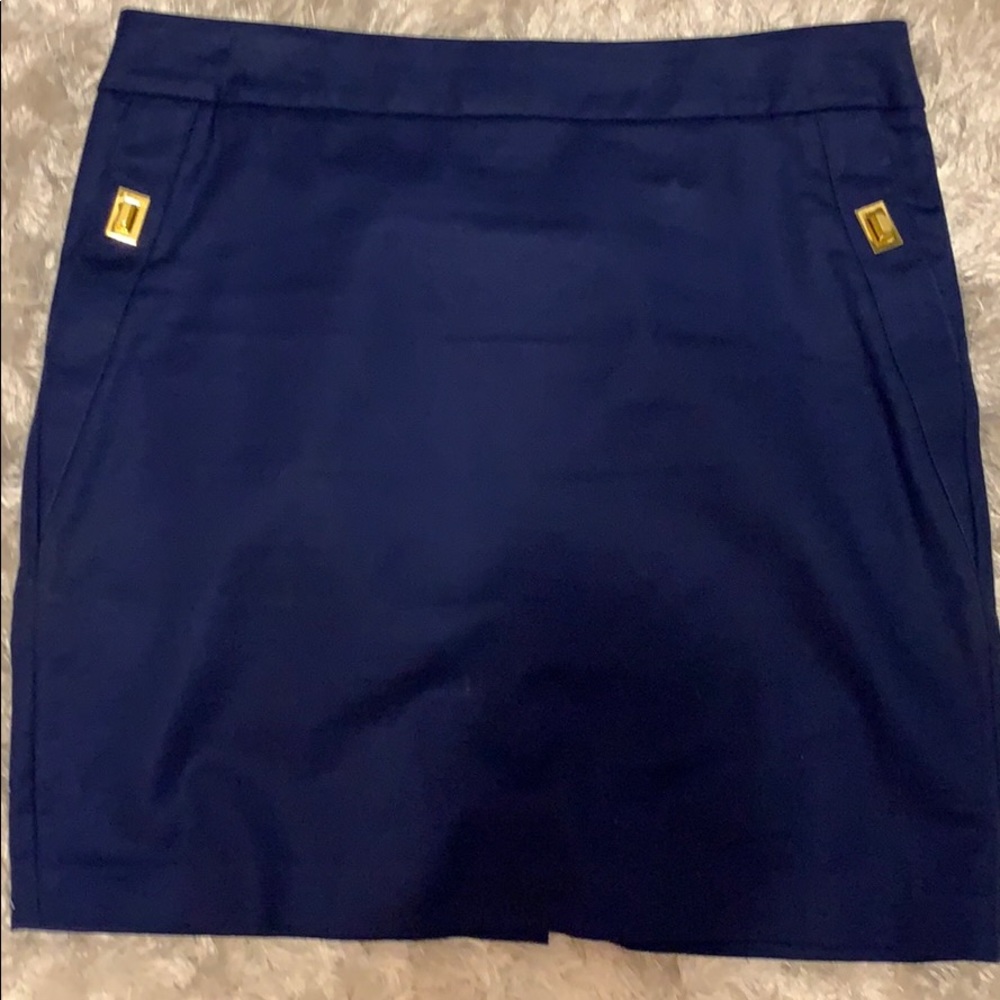 Navy blue skirt